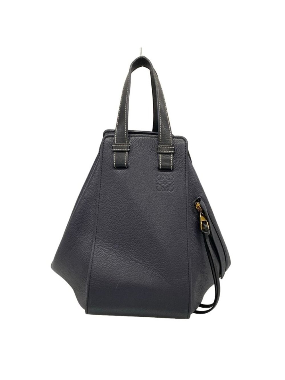Loewe Handbag Hammock Bag Small Dark Navy Leather